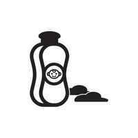 bambino polvere logo icona, vettore illustrazione design