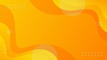 luminosa giallo-arancione pendenza astratto sfondo. moderno geometrico sfondi. fresco modello bandiera per i saldi, eventi, vacanze, feste, estati, e caduta vettore