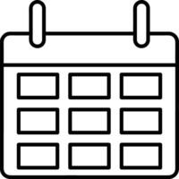 calendario icona simbolo vettore Immagine