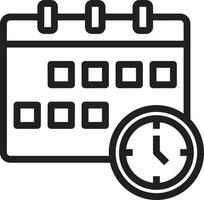 calendario icona simbolo vettore Immagine