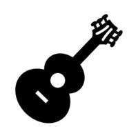 icona della chitarra black.eps vettore