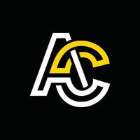 iniziale lettera AC semplice logo, adatto come un' logo per un' azienda o attività commerciale vettore