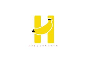 creativo iniziale quest'ultimo con giallo banane sole o apertura telecamera logo design modello. adatto per frutta negozi, supermercati, separazione Marche, o fotografia studi. vettore