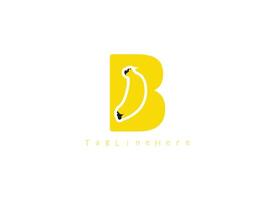 creativo iniziale quest'ultimo con giallo banane sole o apertura telecamera logo design modello. adatto per frutta negozi, supermercati, separazione Marche, o fotografia studi. vettore