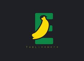 creativo iniziale quest'ultimo con giallo banane sole o apertura telecamera logo design modello. adatto per frutta negozi, supermercati, separazione Marche, o fotografia studi. vettore