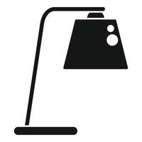 pavimento lampada icona semplice vettore. arredamento rilassare guidato vettore