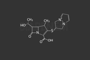 biapenem molecolare scheletrico chimico formula vettore