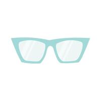 occhiali da sole piatto stile mano disegnato vettore illustrazione isolato su bianca sfondo. blu