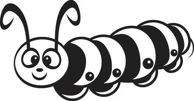 metamorfosi Magia elegante vettore logo per bruco trasformazione seta pista eleganza elegante nero icona illustrare bruco Evoluzione