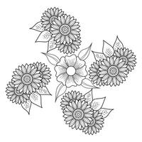 creativo unico fiore floreale vettore eps mandala modelli per gratuito Scarica