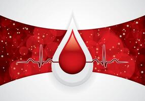 sangue donazione concetto disegno, illustrazione vettore