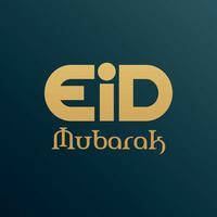 eid mubarak illustration design vettore