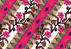 printindonesiano batik motivi con esclusivo e classico balinese stile floreale e pianta modelli siamo adatto per vario scopi. eps 10 vettore