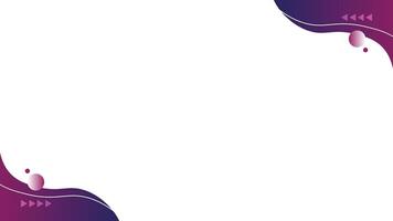 astratto bianca sfondo curvo viola telaio per testo spazio vettore