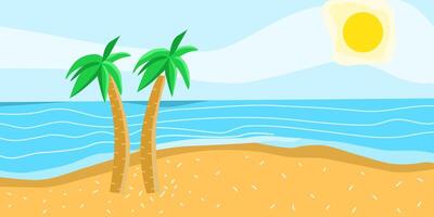 estate vacanze vacanza ragnatela bandiera illustrazione vettore