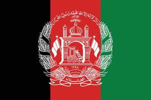 bandiera di il islamico repubblica di afghanistan vettore