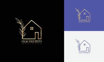 vero tenuta logo agente immobiliare logo proprietà logo design modello vettore