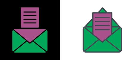 icona documenti e-mail vettore