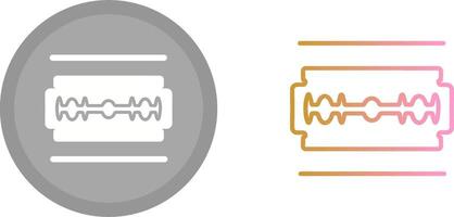 icona della lama di rasoio vettore