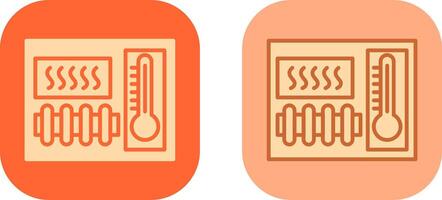 riscaldamento elemento icona vettore