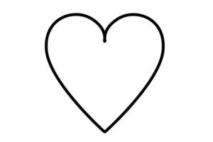 cuore amore Salute simbolo linea icona arte design vettore