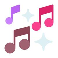 musica icona per ragnatela, app, infografica, eccetera vettore