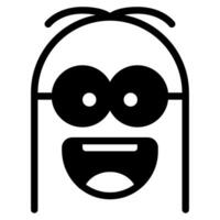 cartone animato personaggio icona per ragnatela, app, infografica, eccetera vettore