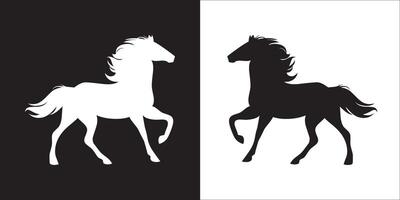 illustrazione grafica di cavallo icona vettore