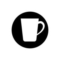 caffè tazza icona . tè tazza illustrazione cartello. moca simbolo. tè logo. caldo bevanda marchio. vettore