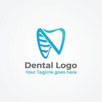 dentale Salute clinica concetto logo modello vettore