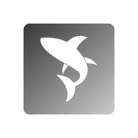 squalo icona illustrazione vettore