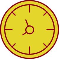 icona a due colori della linea del tempo vettore