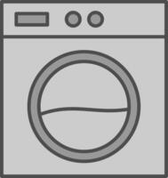lavanderia macchina fillay icona vettore