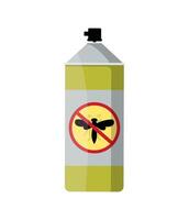 aerosol, cilindro. distruzione di insetti mosche, zanzare, vespe. dannoso insetti, casa igiene. malaria controllo concetto. velenoso tossico insetto repellente. vettore