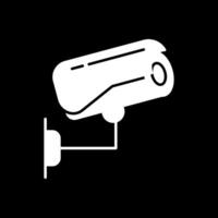 icona della telecamera di sicurezza invertita vettore