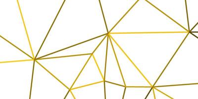 astratto elegante geometrico sfondo con oro Linee triangoli vettore