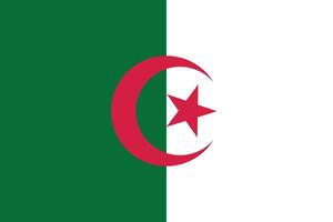 algeria bandiera illustrazione. algeria nazionale bandiera. vettore