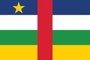 centrale africano repubblica bandiera illustrazione. centrale africano repubblica nazionale bandiera. vettore
