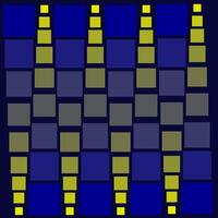 astratto geometrico sfondo nel il modulo di un' mosaico di blu giallo piazze vettore