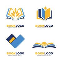 migliore alunno con libro logo . formazione scolastica logo modello design concetto, alunno progresso e successo nel apprendimento. vettore