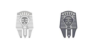 egiziano viso icona vettore