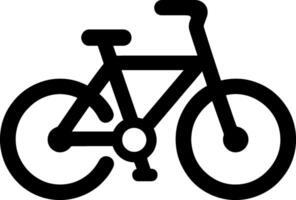 bicicletta icona piatto design illustrazione di Ciclismo simbolo con da corsa bicicletta e montagna bicicletta silhouette logo disegno, semplice linea su minimo sfondo vettore