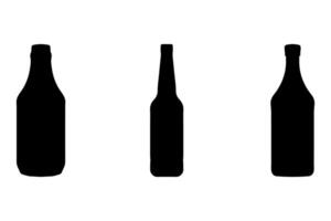 salsa bottiglia silhouette icona design vettore