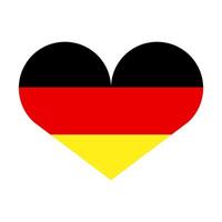 Germania bandiera nel vettore