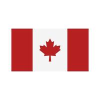 Canada bandiera nel vettore