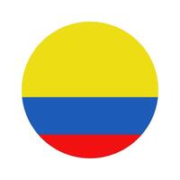 Colombia bandiera nel vettore