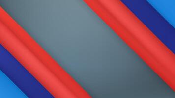astratto rosso e blu Materiale design su grigio sfondo. modello per coperchio, attività commerciale presentazione, ragnatela design e opuscolo. copia spazio per testo. vettore