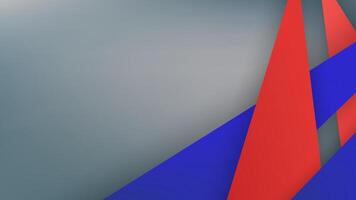 astratto rosso e blu Materiale design su grigio sfondo. modello per coperchio, attività commerciale presentazione, ragnatela design e opuscolo. copia spazio per testo. vettore
