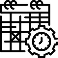 calendario icona simbolo Immagine vettore