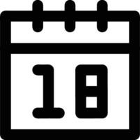 calendario icona simbolo Immagine vettore